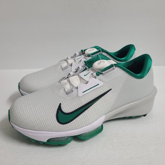 NEW Nike Air Zoom Infinity Tour BOA 2 Golf Shoes HQ2160-100 Size 9.5 Wide White